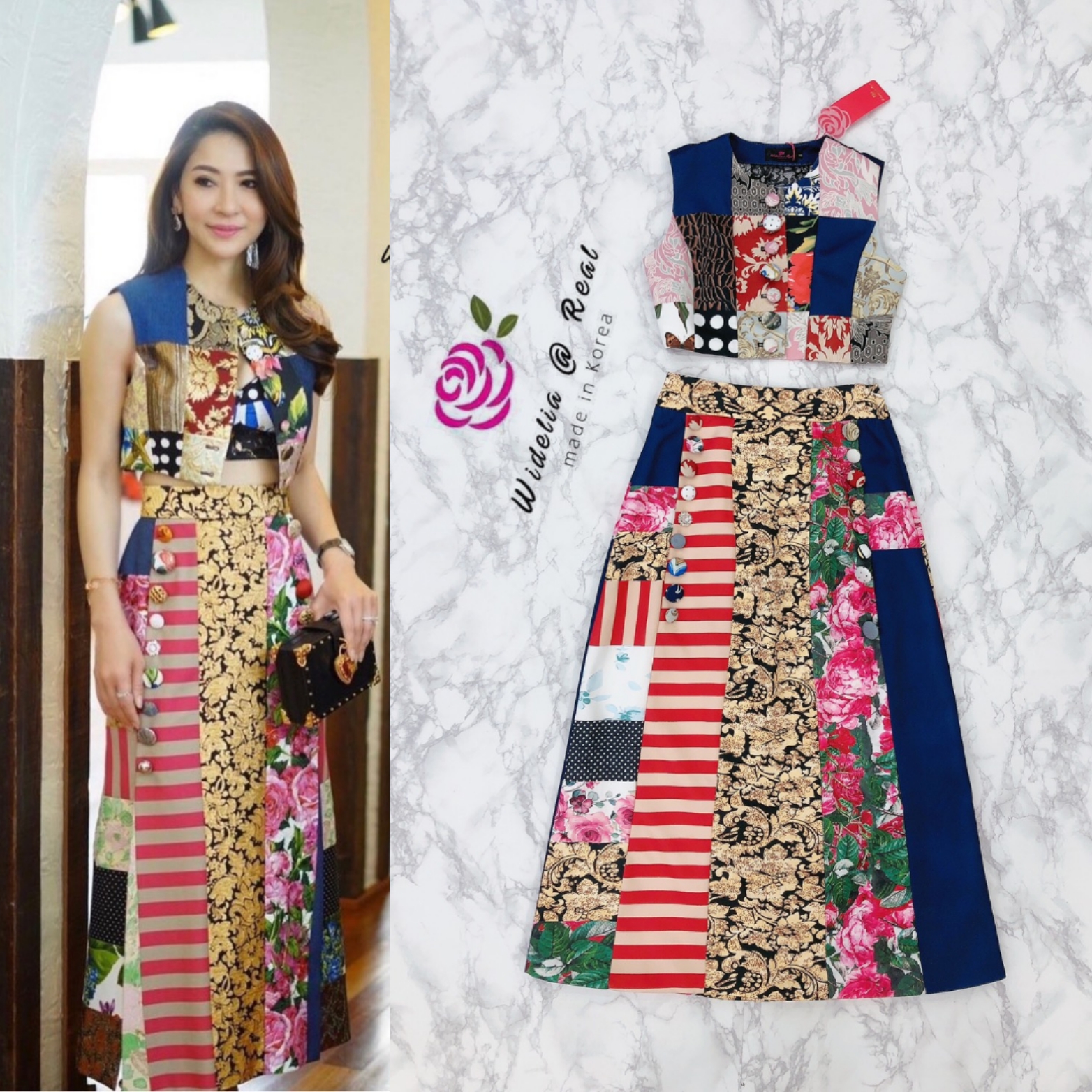 Set Top + Skirt เซ็ทเสื้อกับกระโปรงสุดหรู