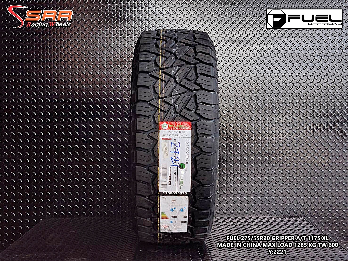 FUEL GRIPPER A/T 275/55R20 ยางใหม่ปี2021 ราคาพิเศษ