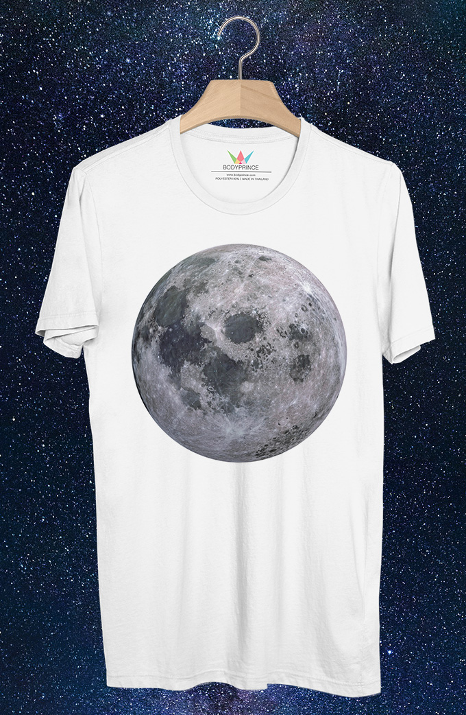 BP392 เสื้อยืด Moon:ดวงจันทร์
