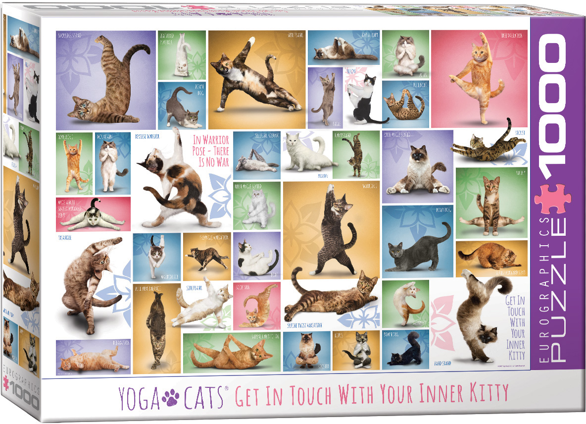 Eurographics - Yoga Cats (Non-Pattern) 1000 pcs.
