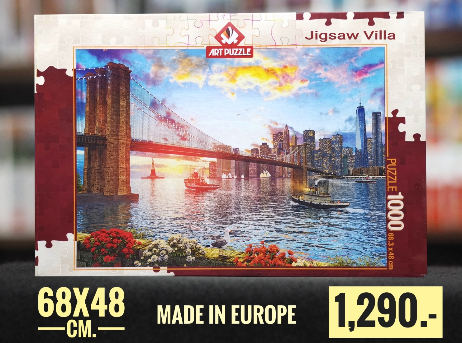 Art Puzzle - Sunset on New York by Dominic Davison 1000 pcs.