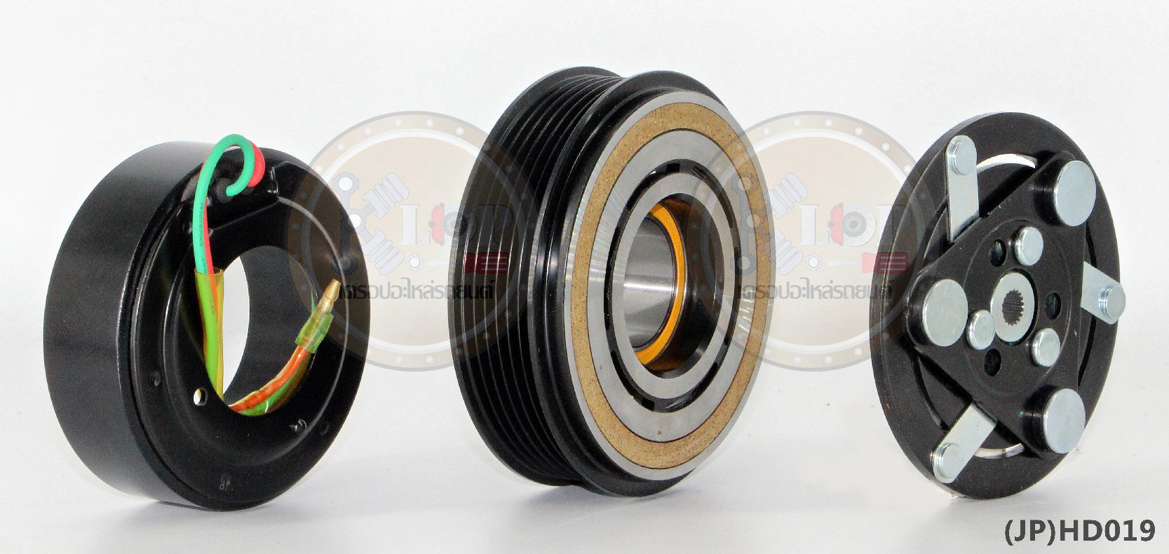 (JP)HD019-JP ชุดหน้าคลัทช์(Vinn) HONDA CIVIC ปี2012 (ญี่ปุ่น) 120mm. 6PK 12V.