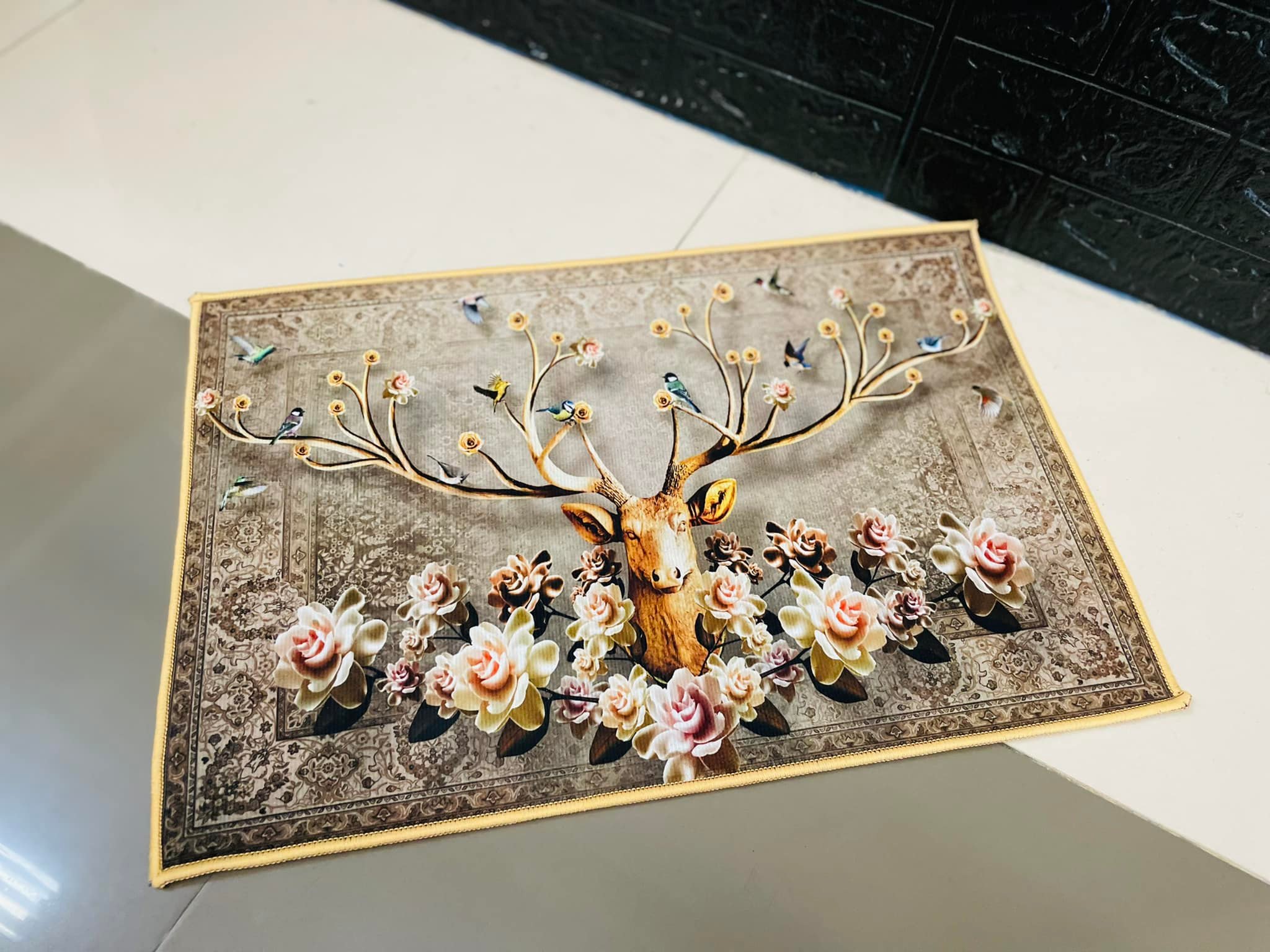 พรมเช็ดเท้า 3D ขนาด 40*60cm (10ผืน)