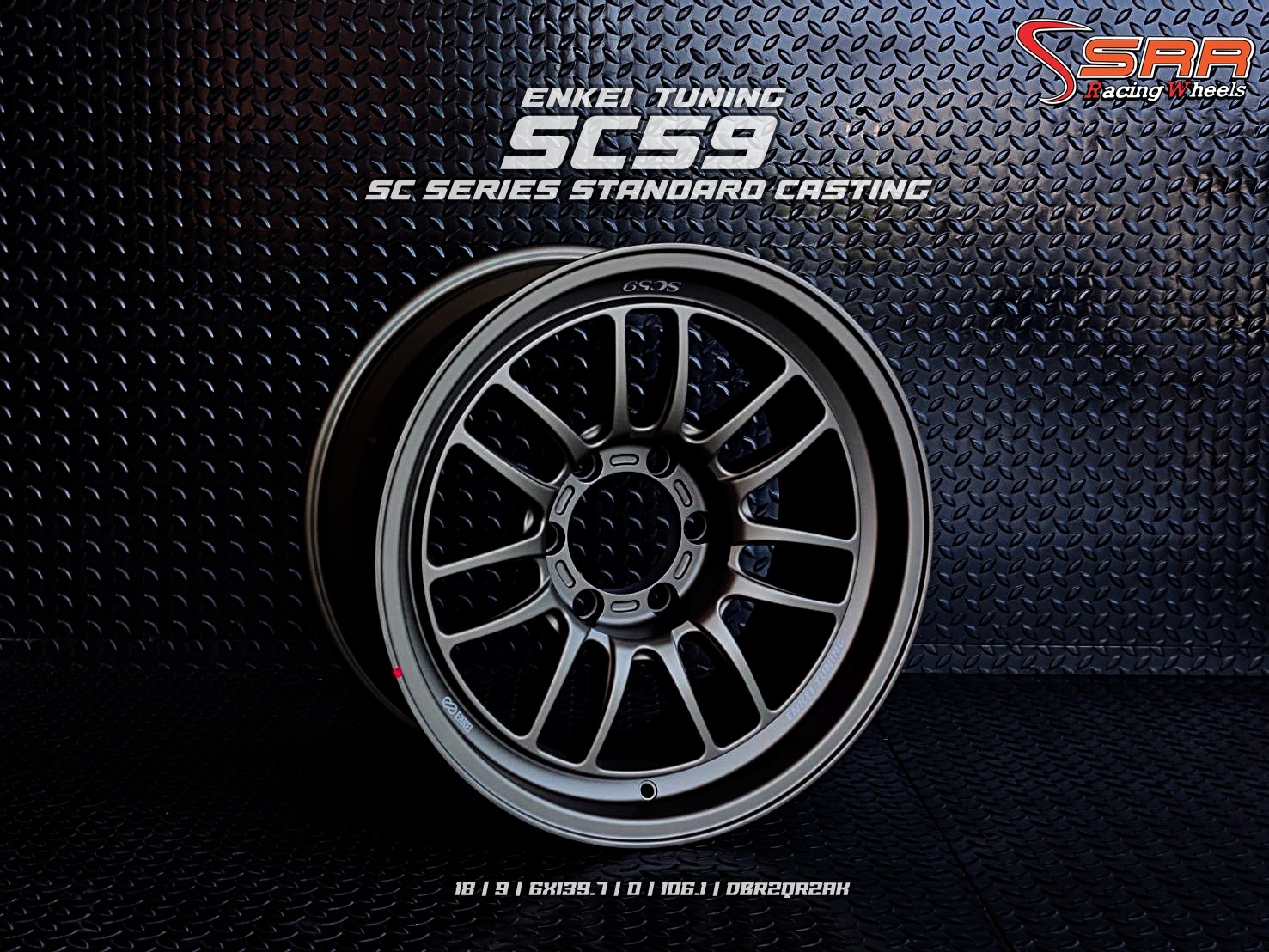 ENKEI TUNING SC59 ขอบ18 6H139.7 ET0 DBR2QR2AK ราคาพิเศษ
