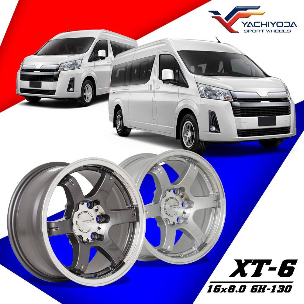 XT-6 YACHIYODA ขอบ16 ล้อแม็กซ์สำหรับใส่รถตู้ TOYOTA COMMUTER