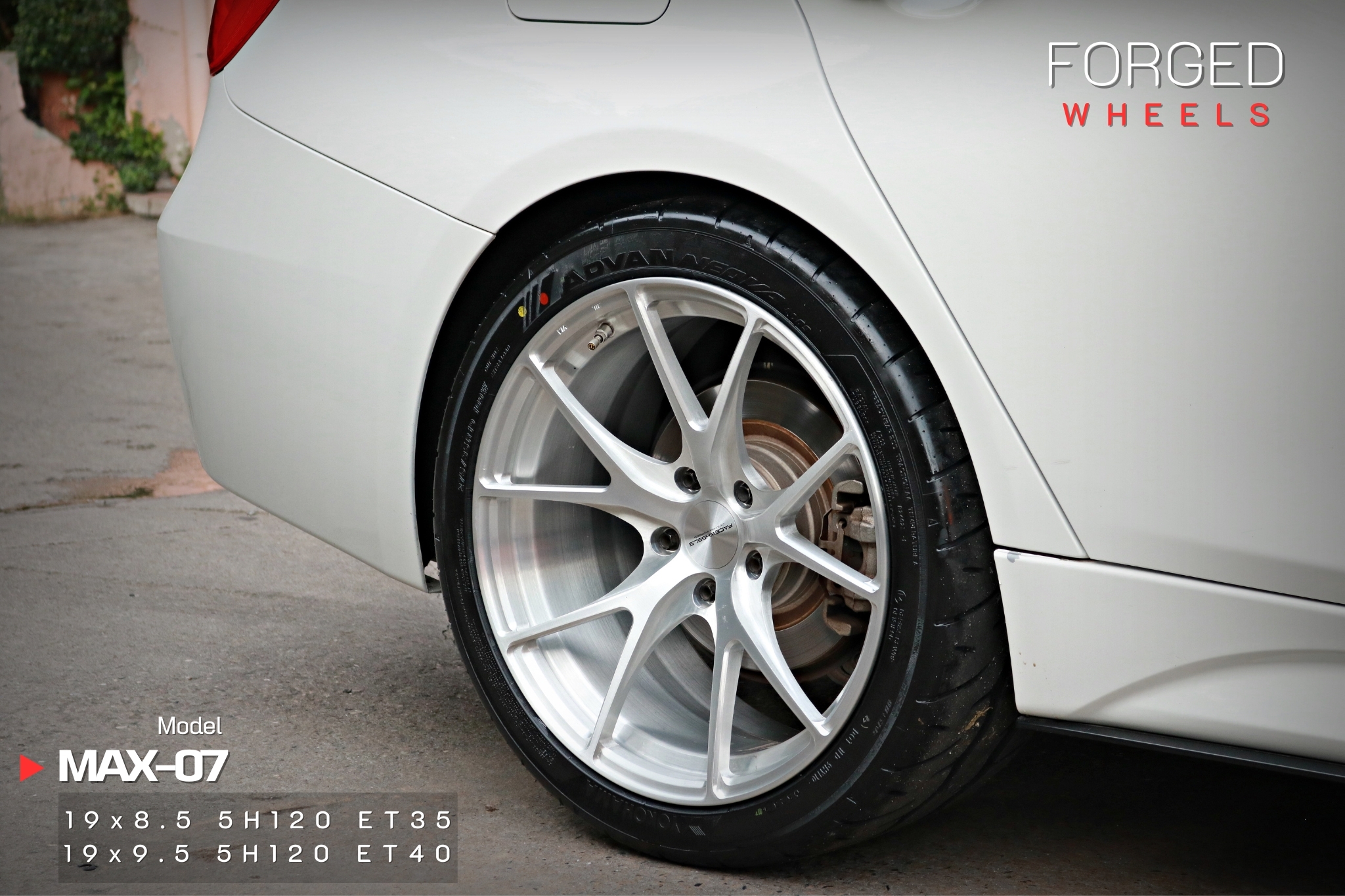 FORGED MAX-07 ขอบ19 5H120 สำหรับใส่รถBMW Series 3