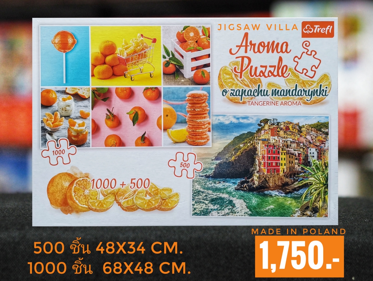 Trefl - Puzzle Aroma : Tangerine Collage by Riomaggiore, Italy 500 & 1000 pcs.