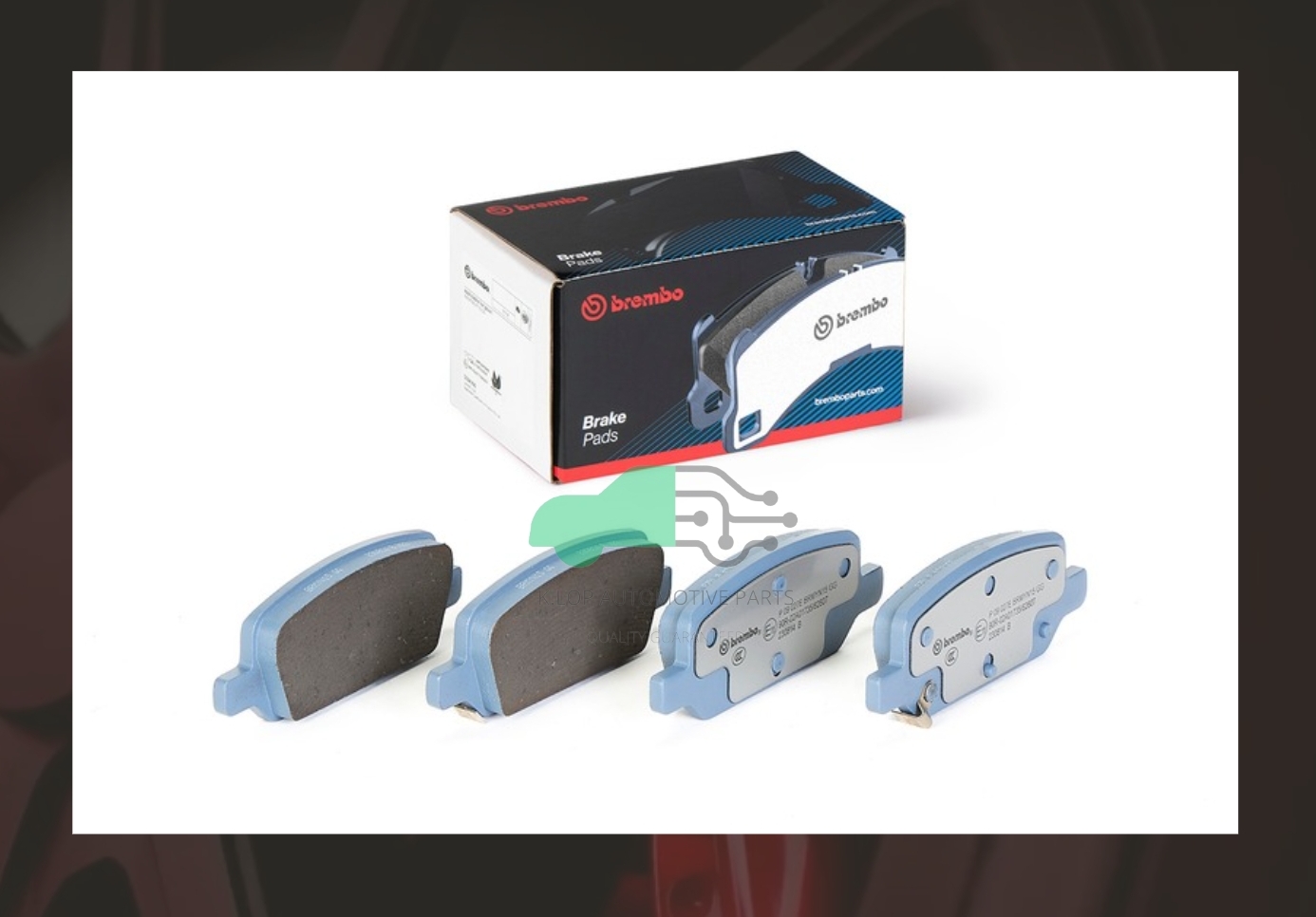 P09 028E ผ้าเบรกหน้ารถไฟฟ้า (แท้ BREMBO) TESLA Model 3 ปี18, Model Y ปี21