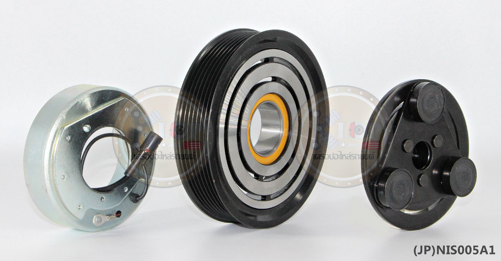 (JP)NIS005A1-JP ชุดหน้าคลัทช์(Vinn) NISSAN NAVARA ใหญ่ (ญี่ปุ่น) 140mm. 7PK 12V.