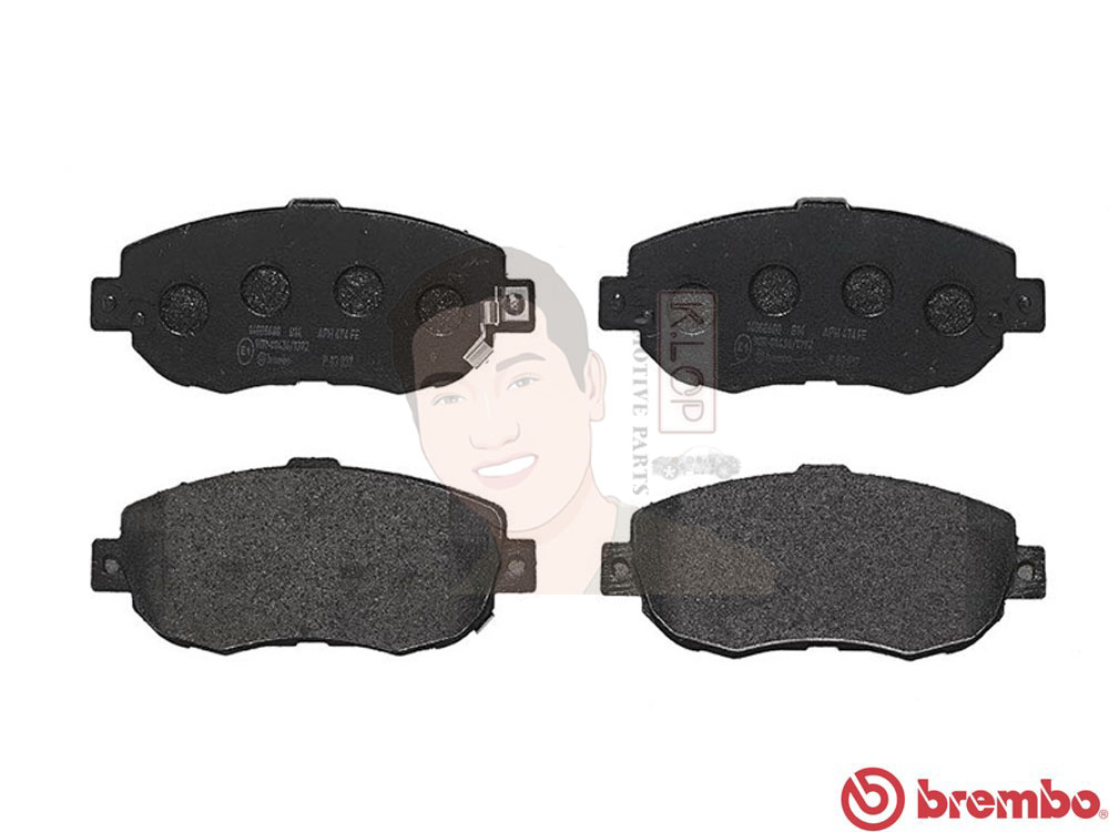 P83 037B ผ้าเบรก F (แท้ BREMBO รุ่น Black) LEXUS ไอเอส IS200 IS300 (โตโยต้า อัลเทสซ่า) ปี1999-> / LEXUS จีเอส GS300 ปี2000->