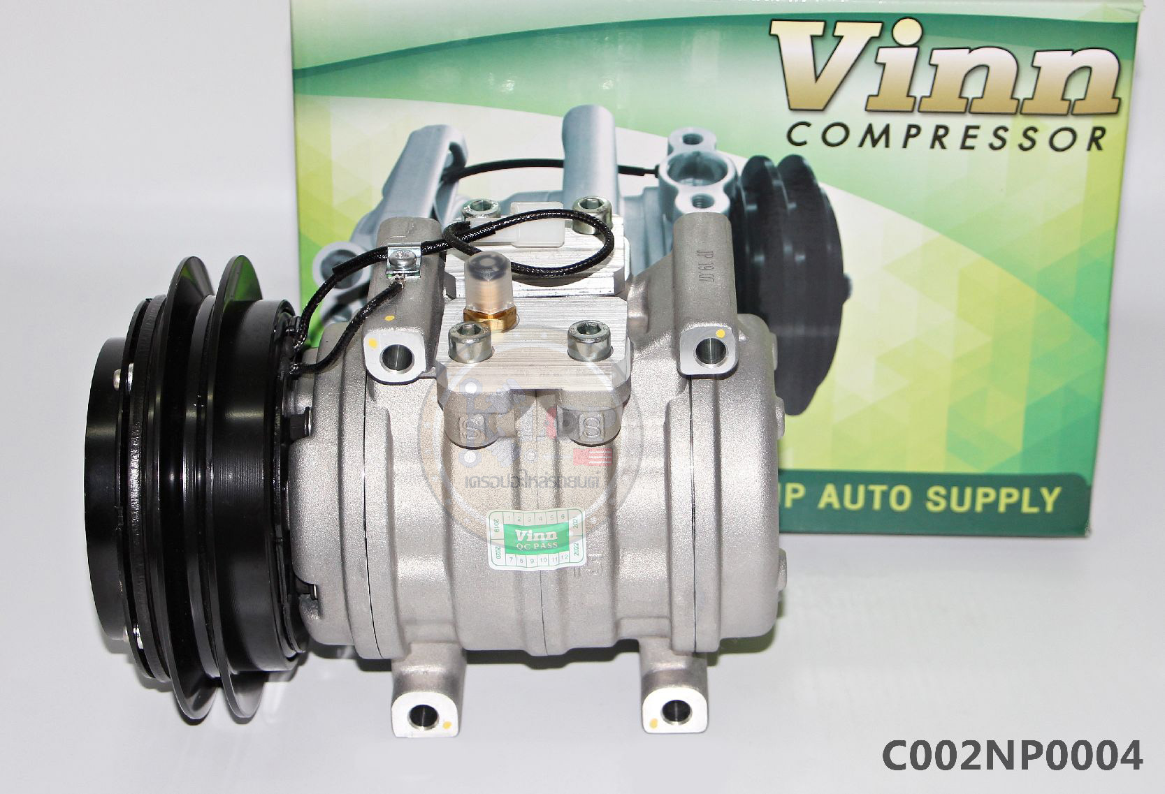 C002NP0004 คอมแอร์แท้(DENSO) นำเข้าโดย(Vinn)10P15C 1A 12V.