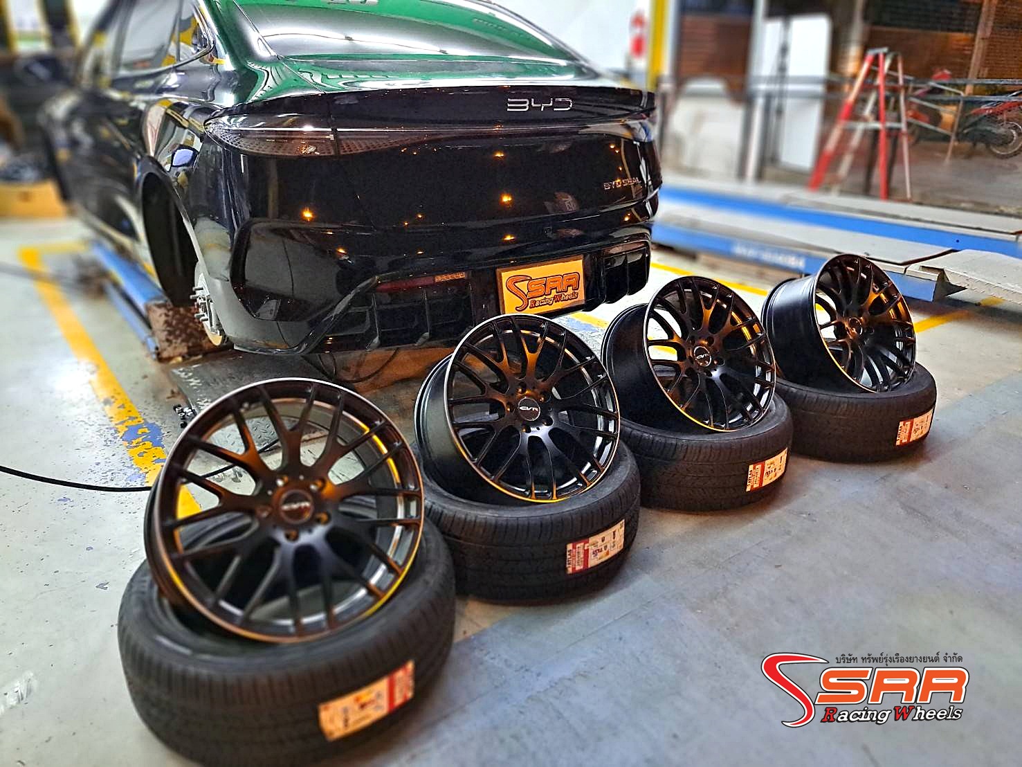 CVR K.speed ขอบ19 หน้า8.5 หลัง9.5 5x120 สำหรับใส่รถBMW และ BYD