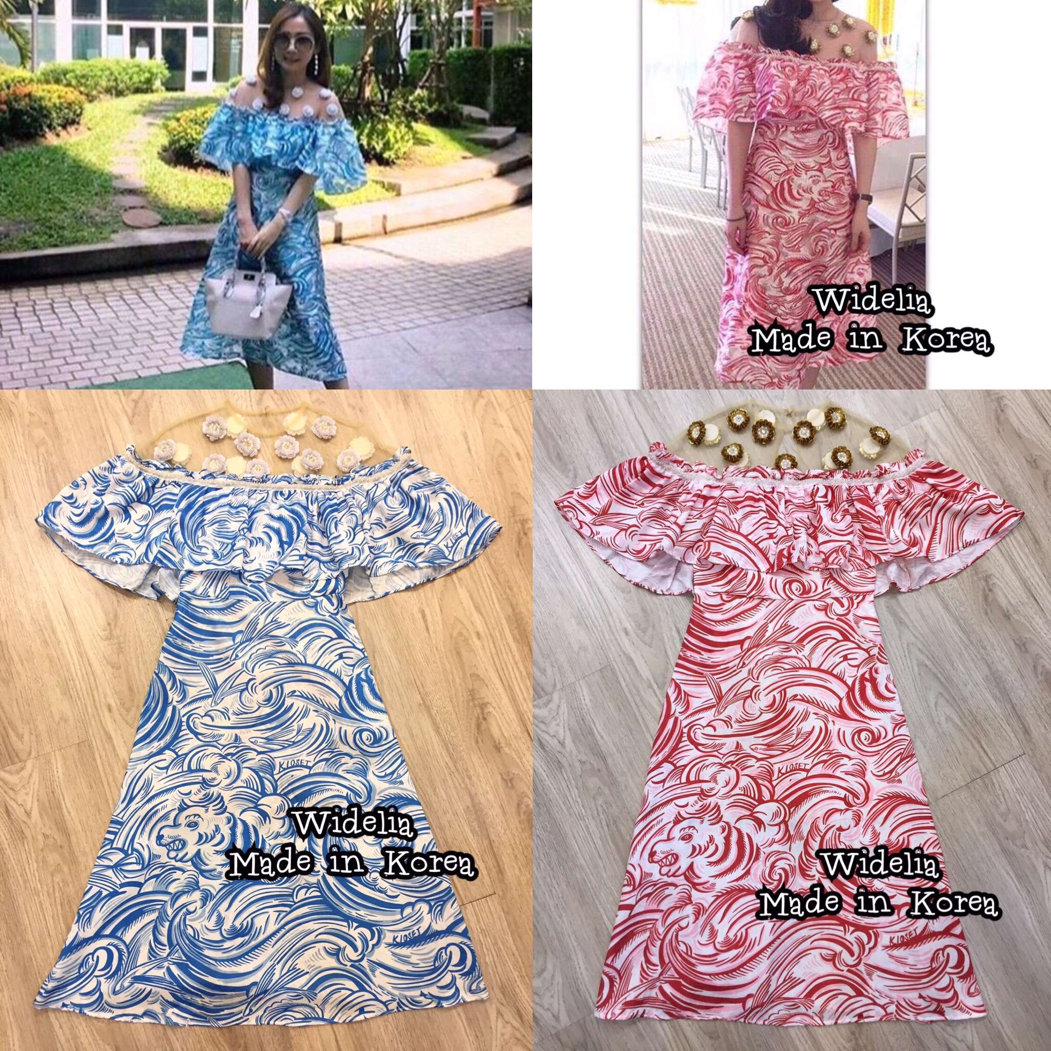 *พร้อมส่ง*KS. Dress :: เดรสทรงสวยตัวเก๋
