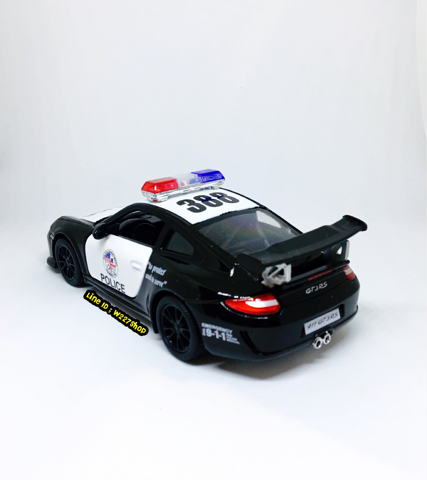 โมเดลรถเหล็ก รถตำรวจ (ปลีก-ส่ง)