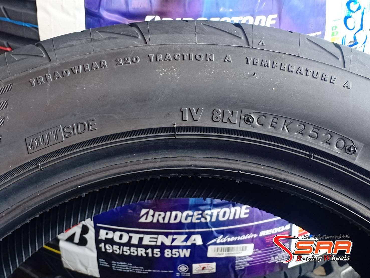 BRIDGESTONE POTENZA ADRENALI RE004 195/55R15 ยางใหม่ ราคาพิเศษ