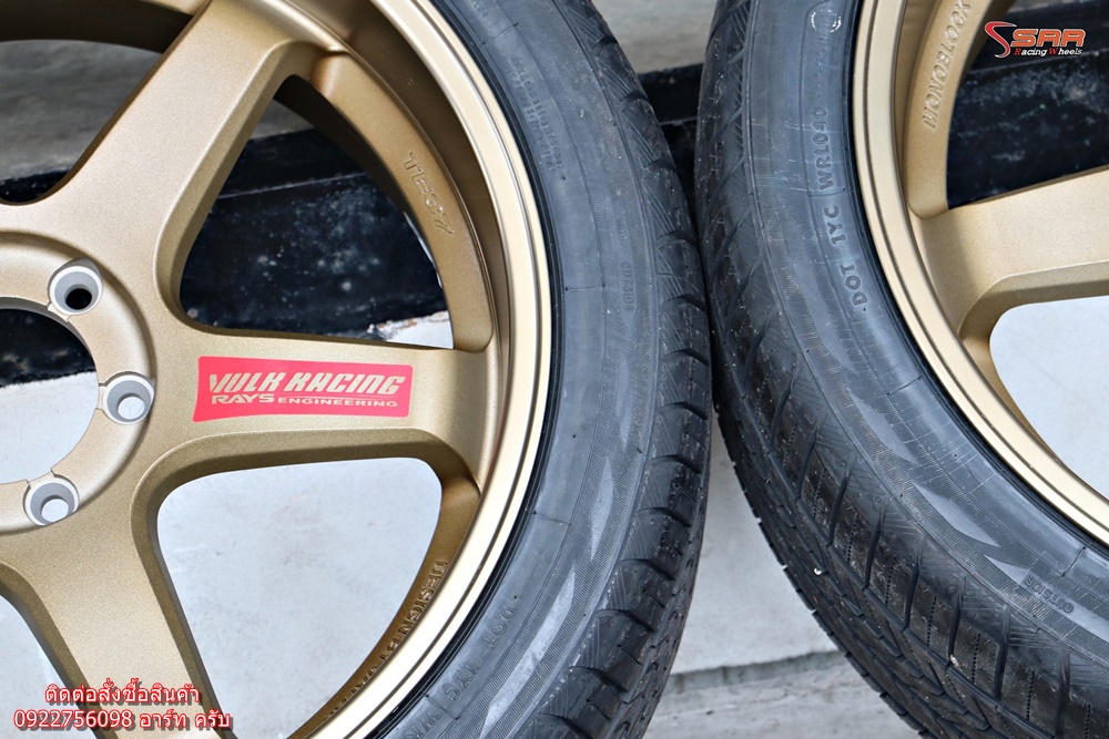TE37 ขอบ22 6x139.7 พร้อมยางไทย 265/40R22 โปรชุดละ 25,000 บาท