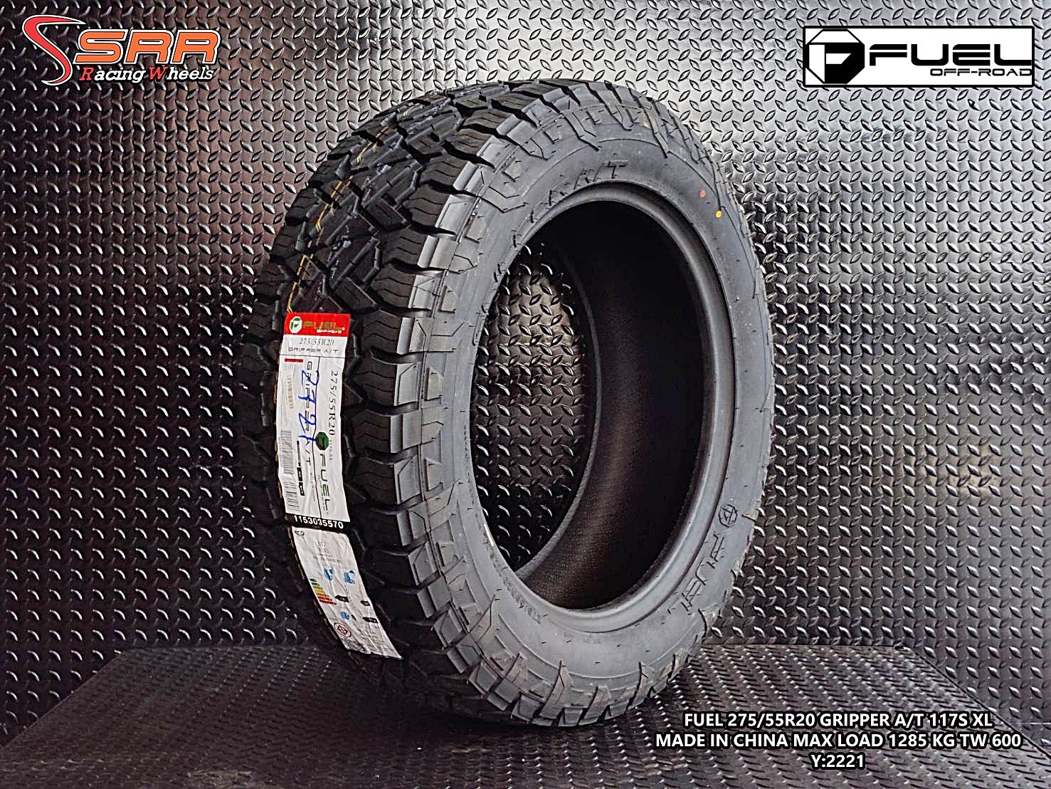 FUEL GRIPPER A/T 275/55R20 ยางใหม่ปี2021 ราคาพิเศษ