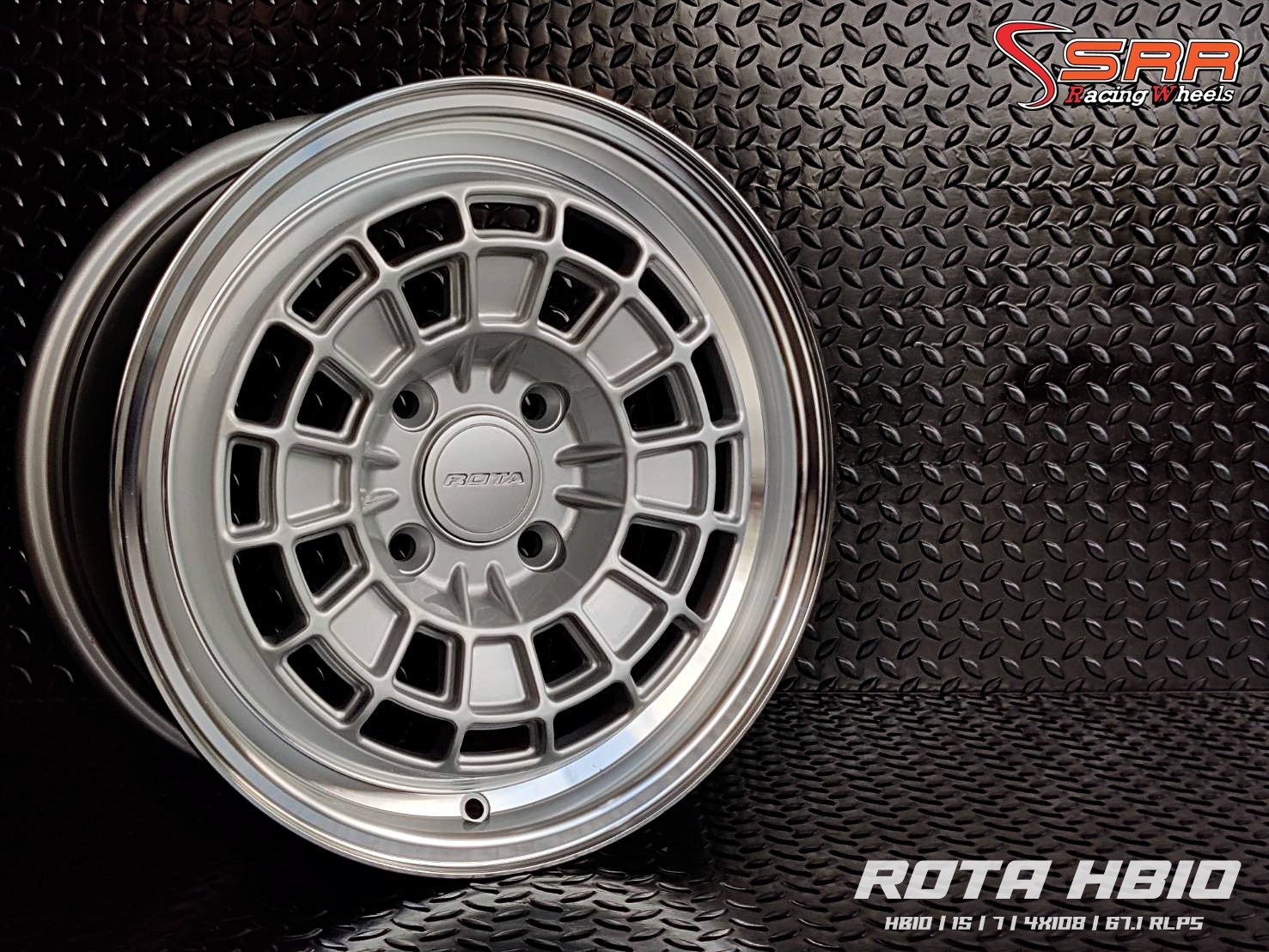 ROTA HB10 ขอบ15 4H108 ET40 RLPS สำหรับรถFORD EcoSport,Peugeot