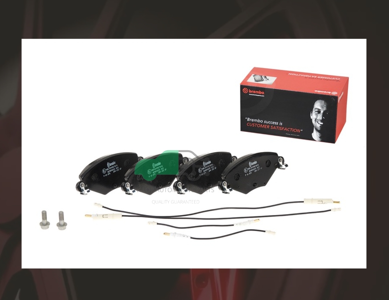 P61 071B ผ้าเบรกหน้า แท้ BREMBO รุ่น BLACK CITROEN C5 1.6-2.0 ปี01
