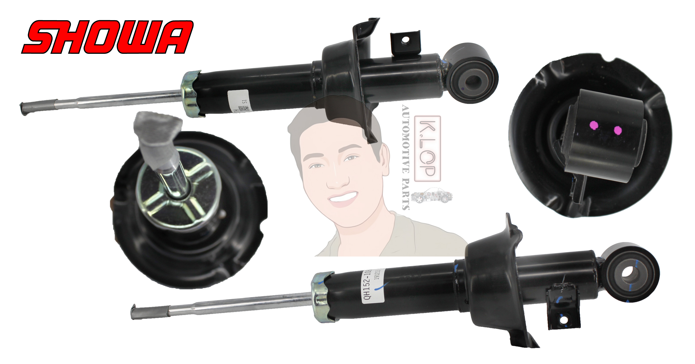 QH152-108-00-TH โช๊คอัพ(SHOWA)หลัง-ขวา,ซ้าย แท้ติดรถ HONDA CRV RE GEN 3 ปี2008 2.0/2.4L. เกียร์AT ***สินค้ามีใบรับประกัน 1 ปี (ราคาพิเศษต่อคู่)