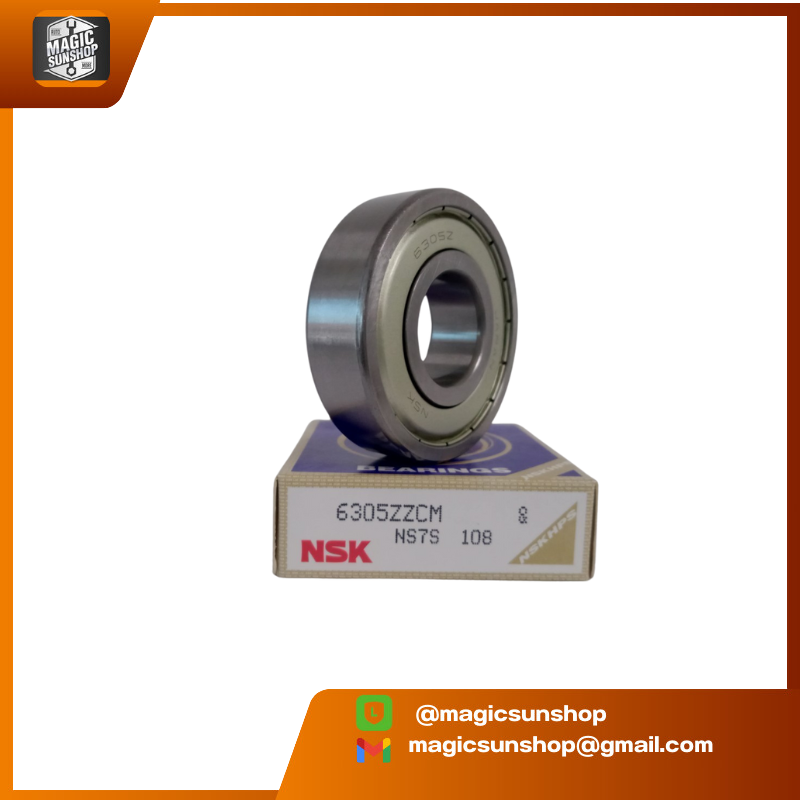 NSK BEARING 6305ZZ/CM 25 X 62 X 17 MM