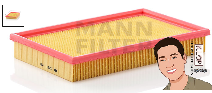 C2991 ไส้กรองอากาศ (VOLVO) 760 '81-92' : MANN-FILTER แท้นำเข้ายุโรป