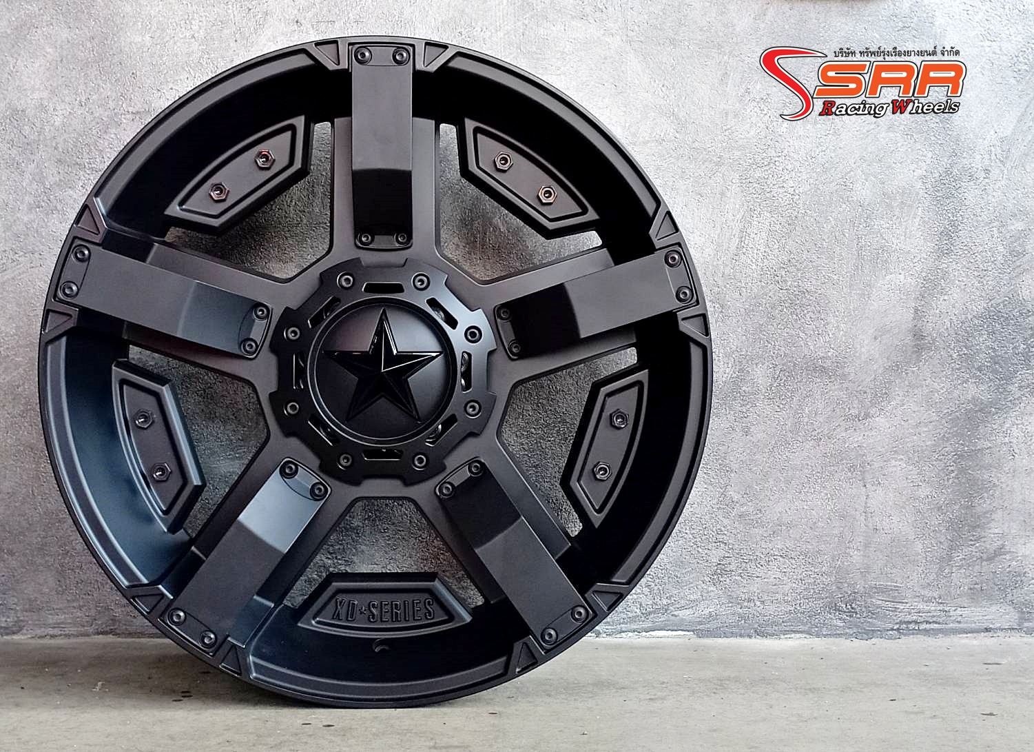 XD811 ขอบ22 6x135/6x139.7 ET12 SATIN BLACK