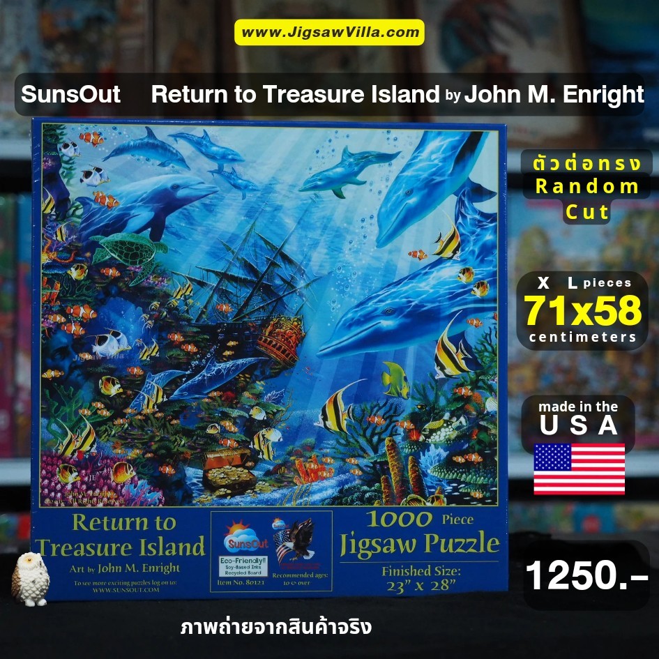 SunsOut - Return to Treasure Island by John M. Enright (Random Cut) 1000 pcs.