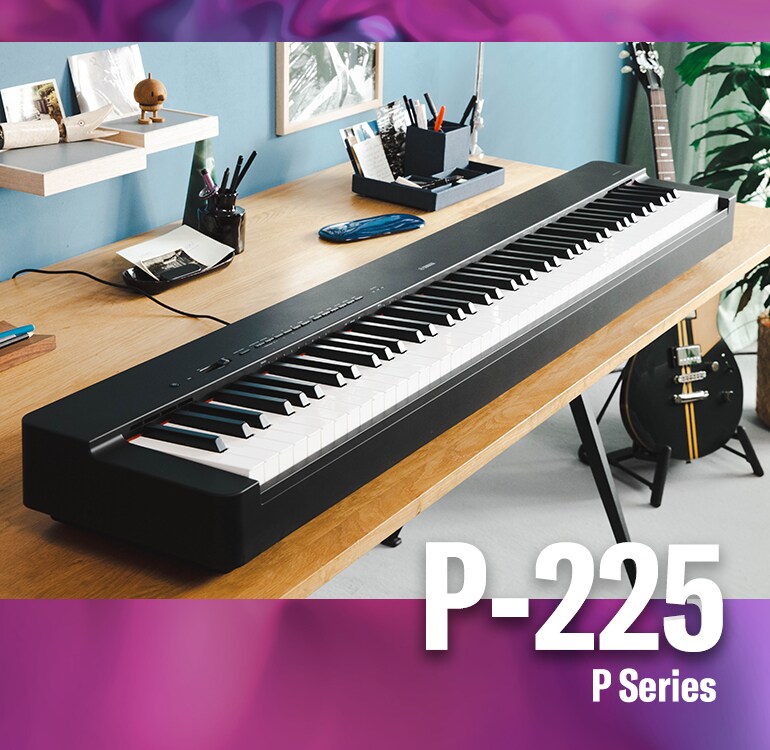 Yamaha Piano NEW เปียโนไฟฟ้า P-225 มีทั้งสีดำแและสีขาว