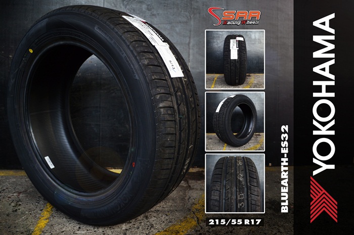 YOKOHAMA BluEarth-ES ES32 215/55R17 ยางญี่ปุ่น ประหยัดน้ำมัน