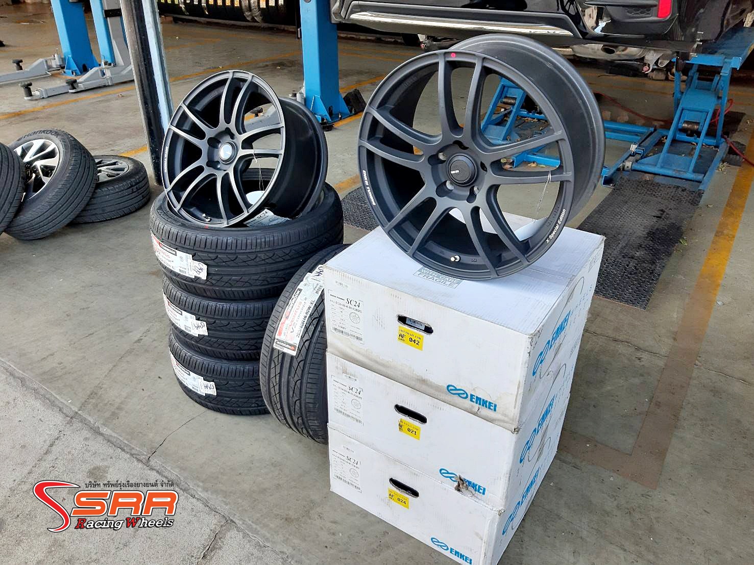 ENKEI TUNING SC24 ขอบ18 5x114.3 ET+40 XGBQR2