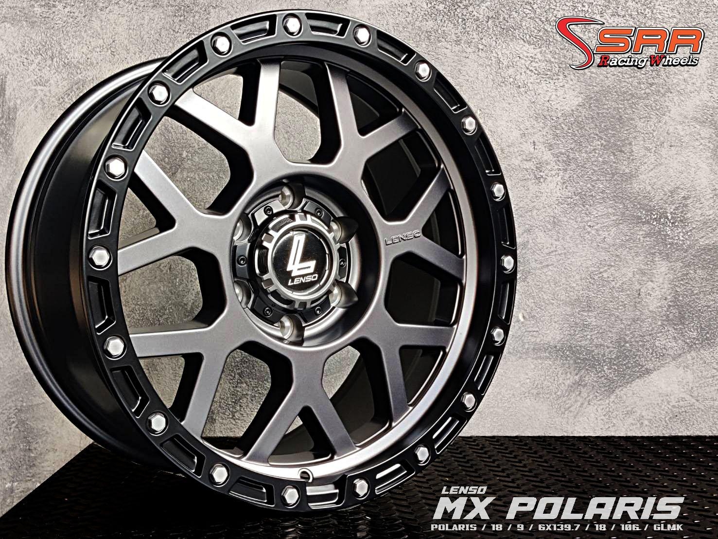 LENSO MX-POLARIS ขอบ18 6x139.7 ET18 มีทั้งหมด 3สี ราคาพิเศษ
