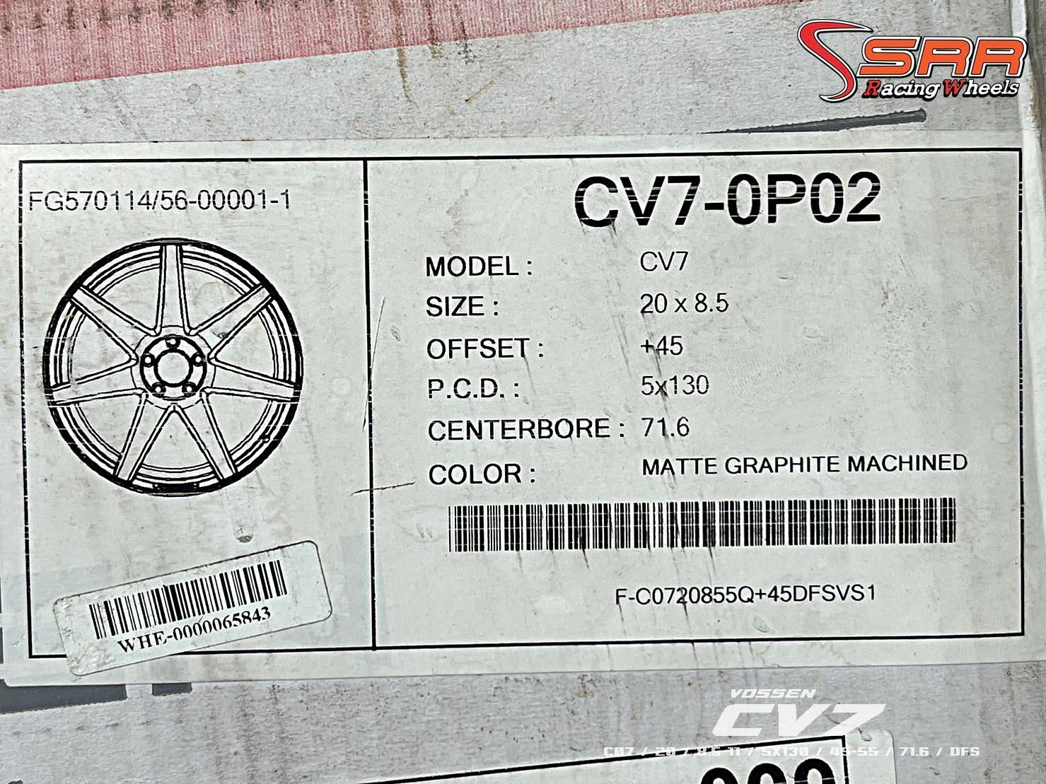 VOSSEN CV7 ล้อแท้ สำหรับรถ Porshce ขอบ20 5x130 ราคาพิเศษ