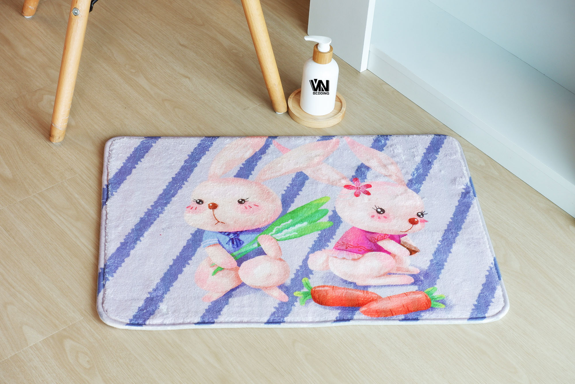 พรมเช็ดเท้านาโนลายการ์ตูน (10ผืน)