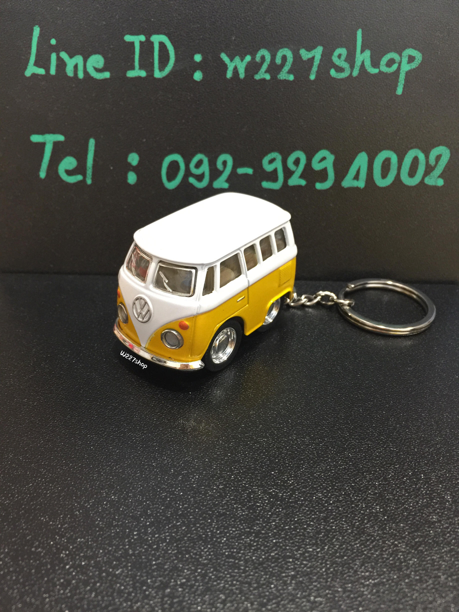 พวงกุญแจ โมเดลรถเหล็ก โฟล์คตู้ Little Van ขนาด 2 นิ้ว กดลาน (ปลีก-ส่ง)