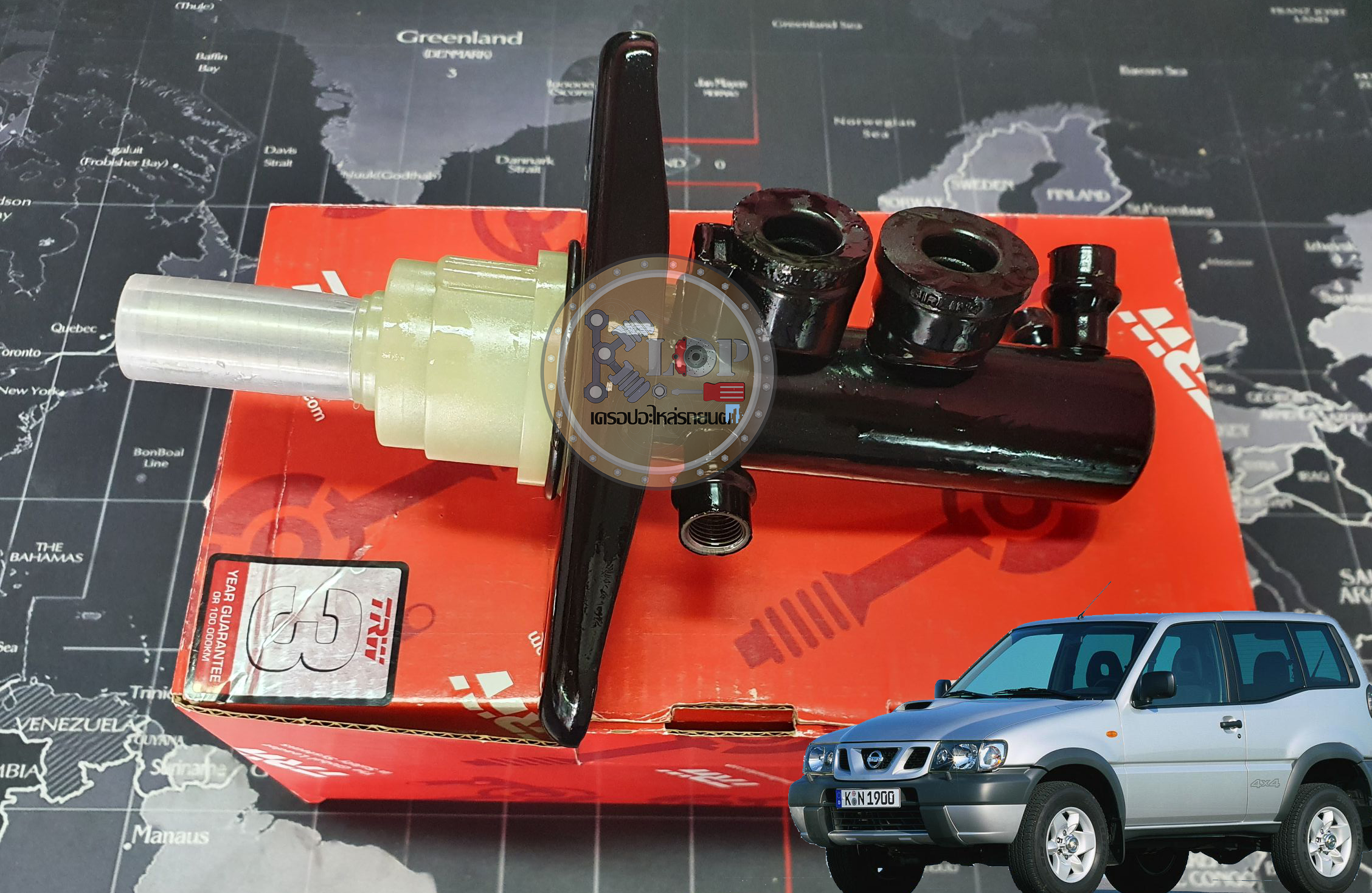 PML351แม่ปั๊มเบรก NISSAN TERRANO II 2.4 (R20) อะไหล่แท้ ขนาด 1" นิ้ว