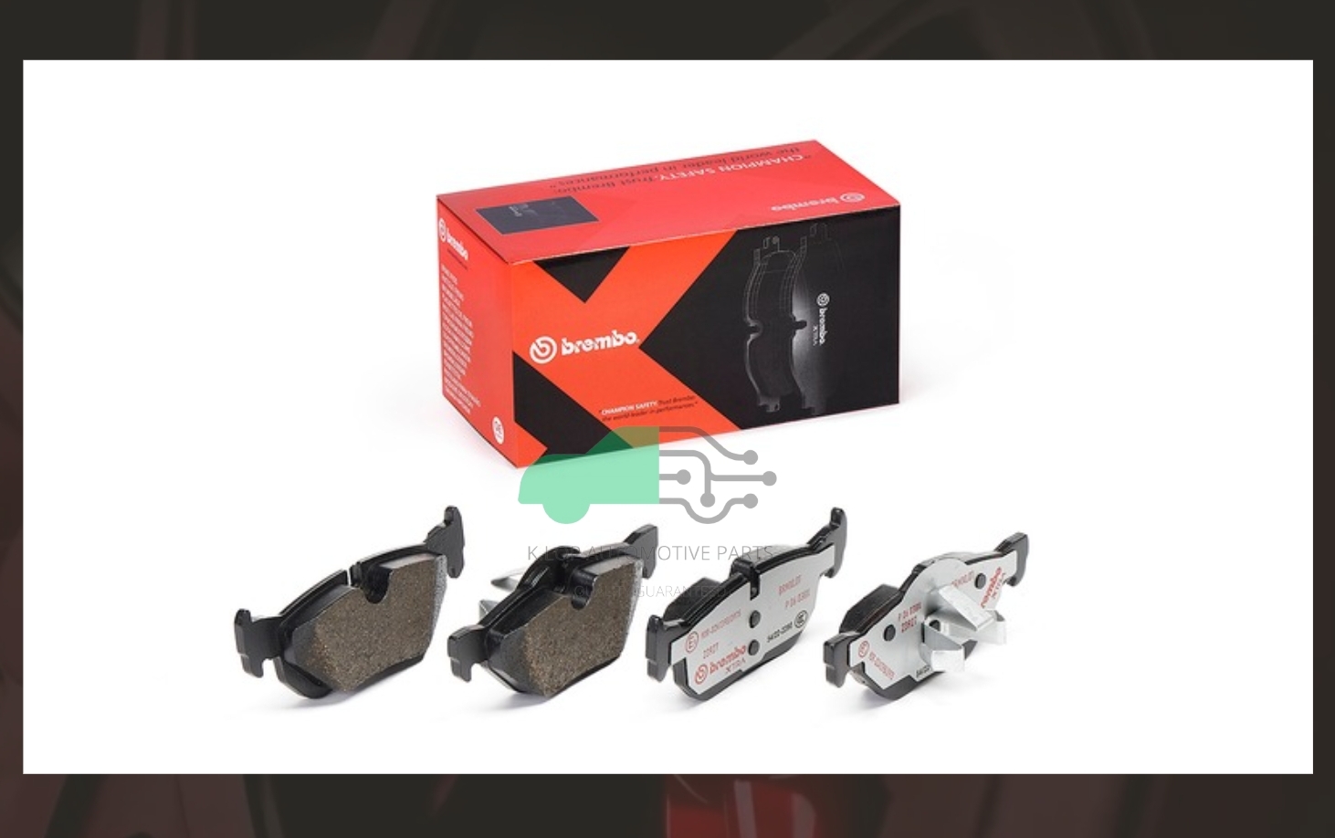 P06 038X ผ้าเบรกหลัง (แท้ BREMBO รุ่น Xtra) BMW 3 E90/92 (318i 320i 325i) จาน 300 มิล/ X1 E84 (18i 20i 20d)