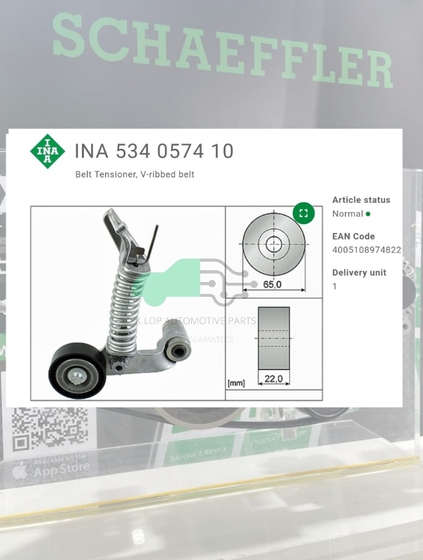 ชุดตั้งสายพาน(INA) : BENZ OM651 C117 CLA W245 B180