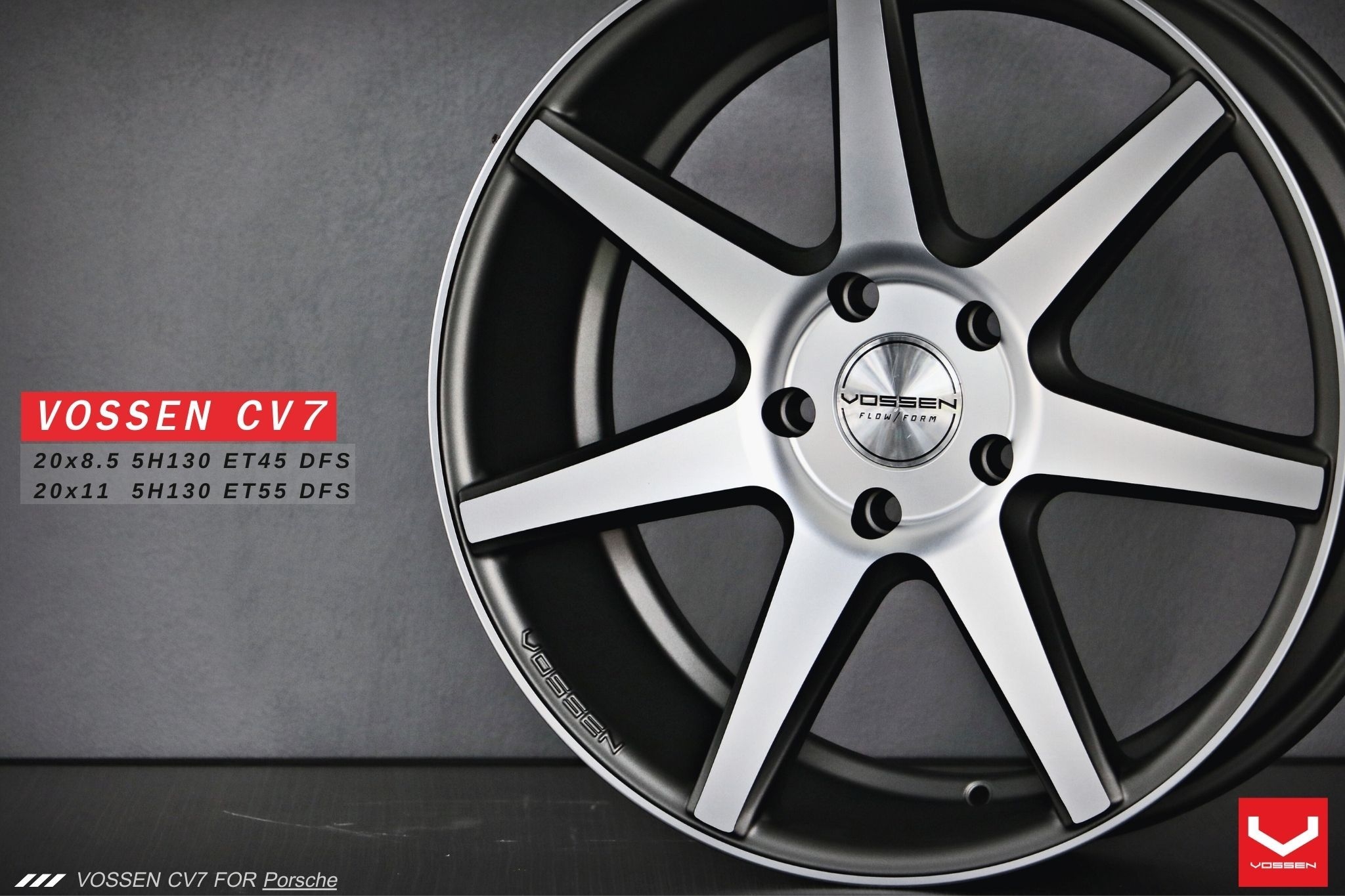 VOSSEN CV7 ล้อแท้ สำหรับรถ Porshce ขอบ20 5x130 ราคาพิเศษ