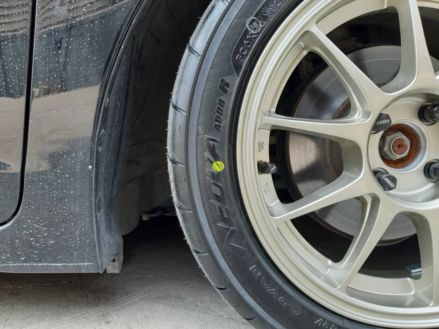 YOKOHAMA AD08R 195/50R15 ยางใหม่ปี2020 ลดราคาพิเศษ