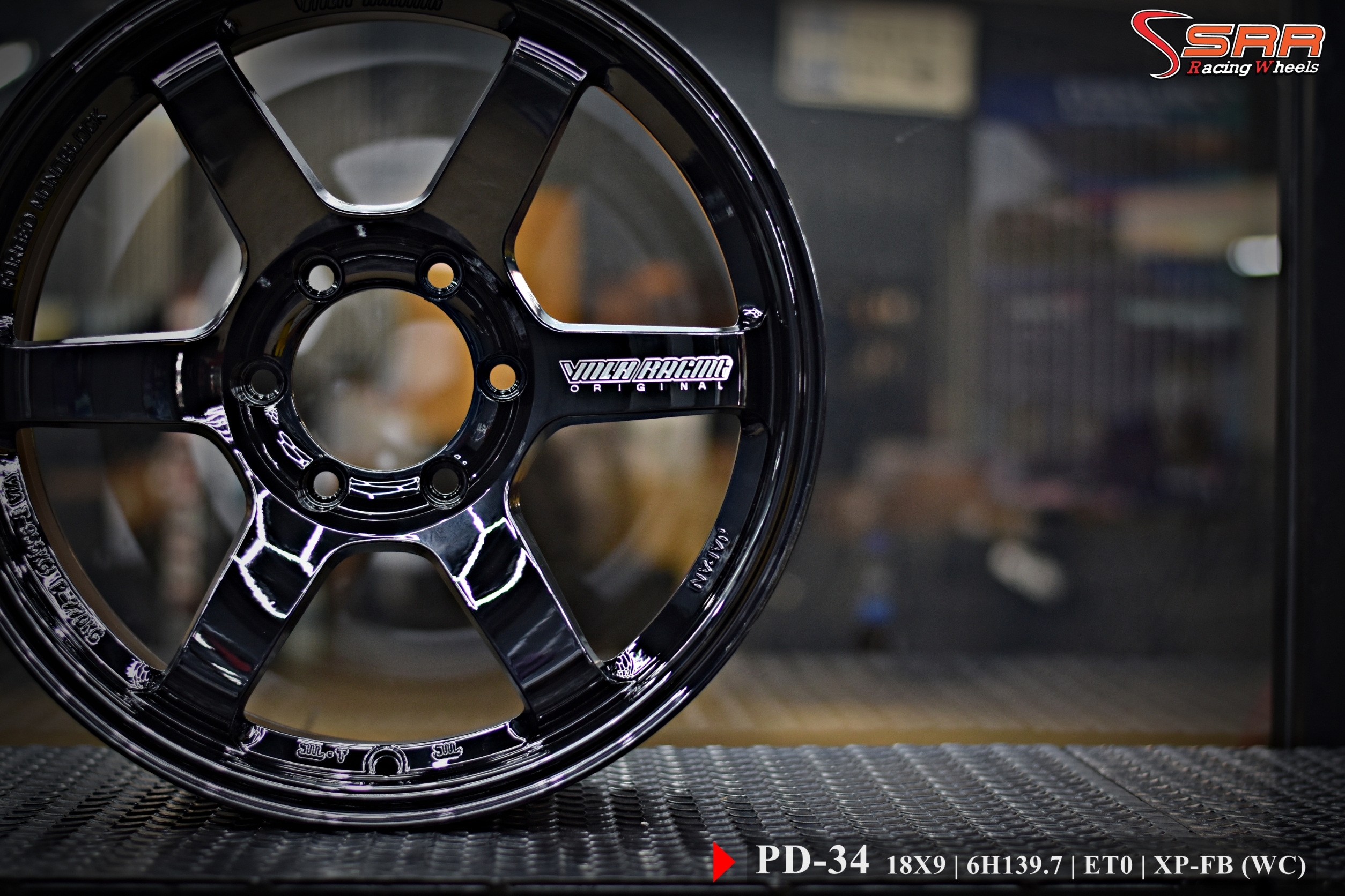 PREDATOR PD-34 TE37 ขอบ18 6H139.7 ET0 XP-FB (WC)