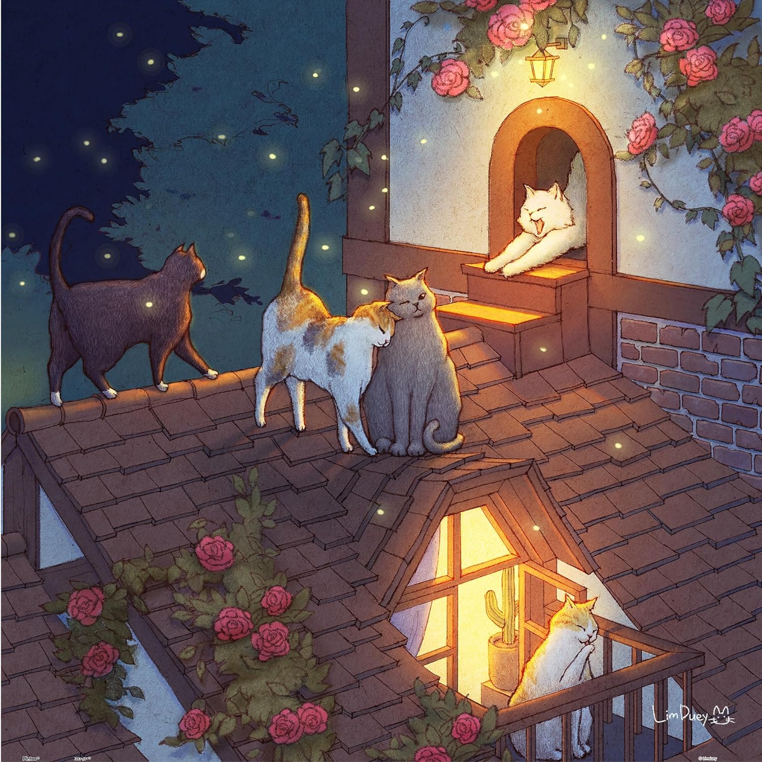 Pintoo - Night on the Roof / Limduey 900 pcs.