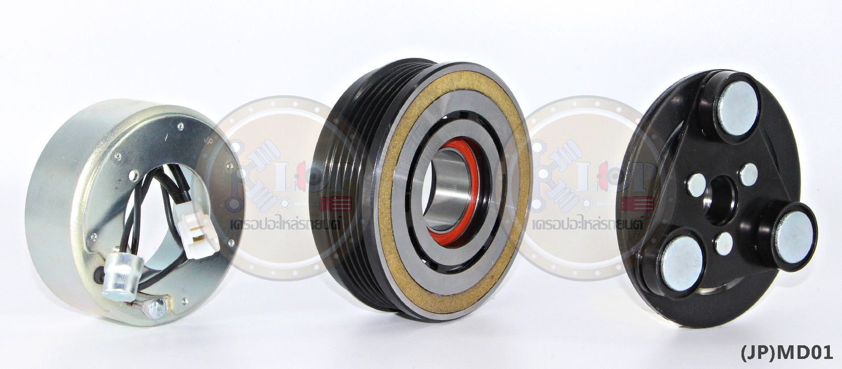 (JP)MD01-JP ชุดหน้าคลัทช์(Vinn) MAZDA 3 (2.0 cc.) (Com.Panasonic) (ญี่ปุ่น) 105mm. 5PK 12V.