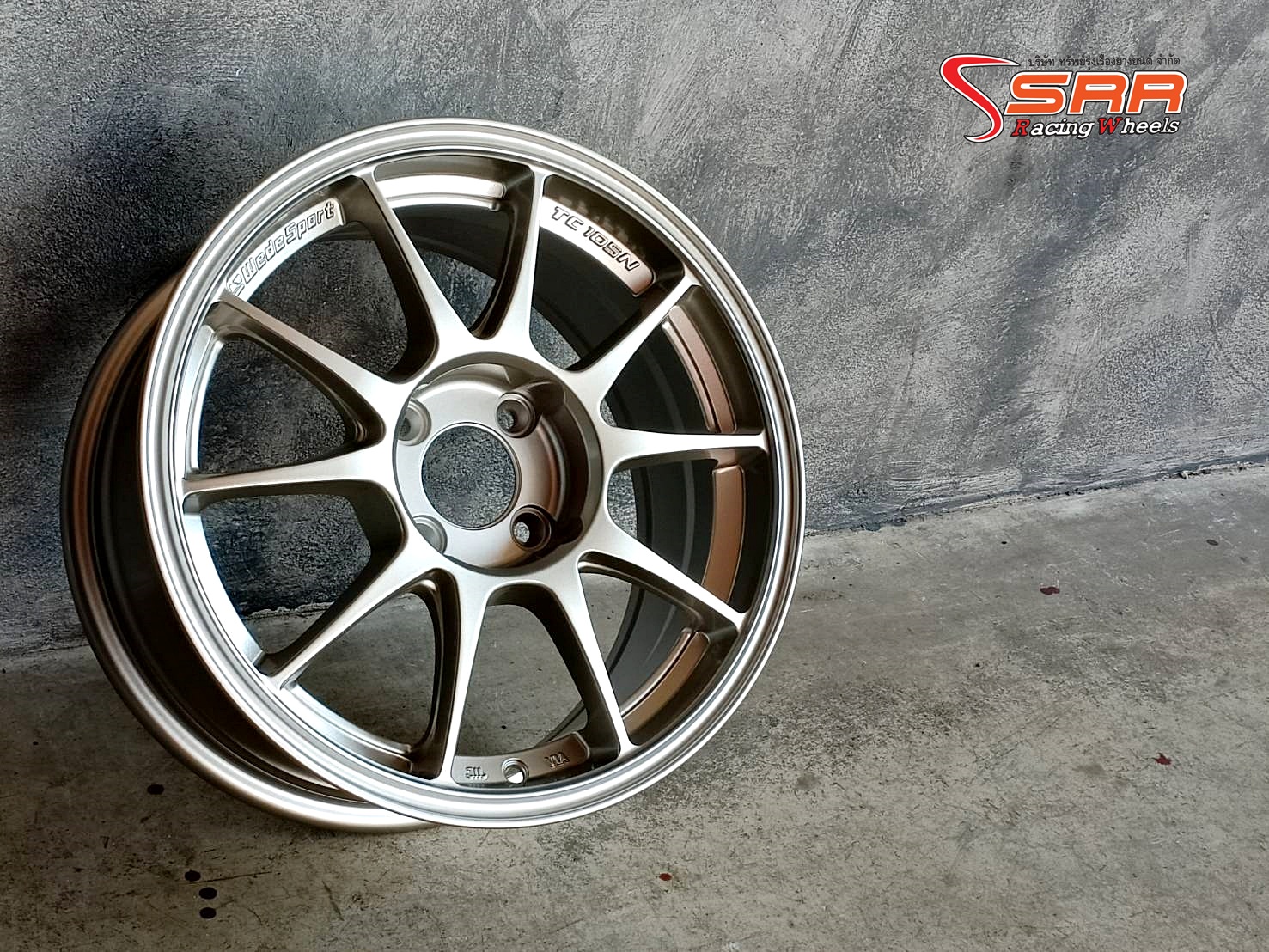 TC105N APEX ขอบ15 ET+35 4x100 TS TITAN
