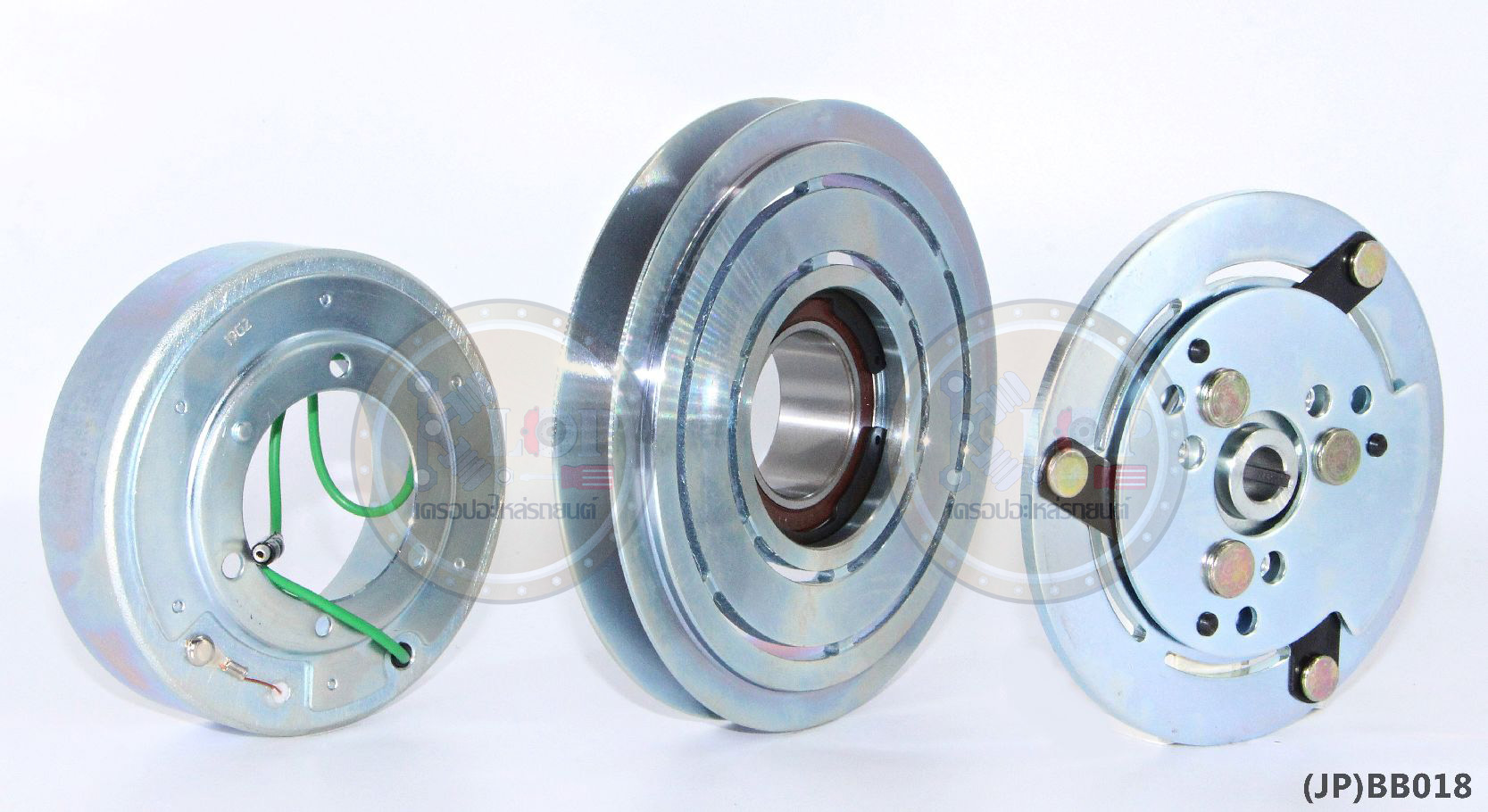 (JP)BB018-JP(Vinn) ชุดหน้าคลัทช์(Sanden) SD 508 1B ใหญ่ 24V. 150mm.(ญี่ปุ่น)
