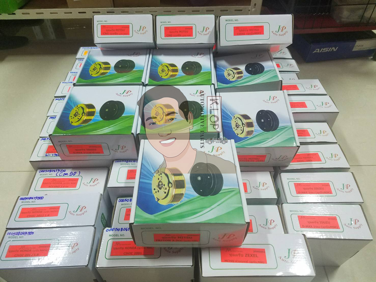 EVA111150 คอยล์เย็น(Vinn) KOMATSU PC-5/6 Laminated