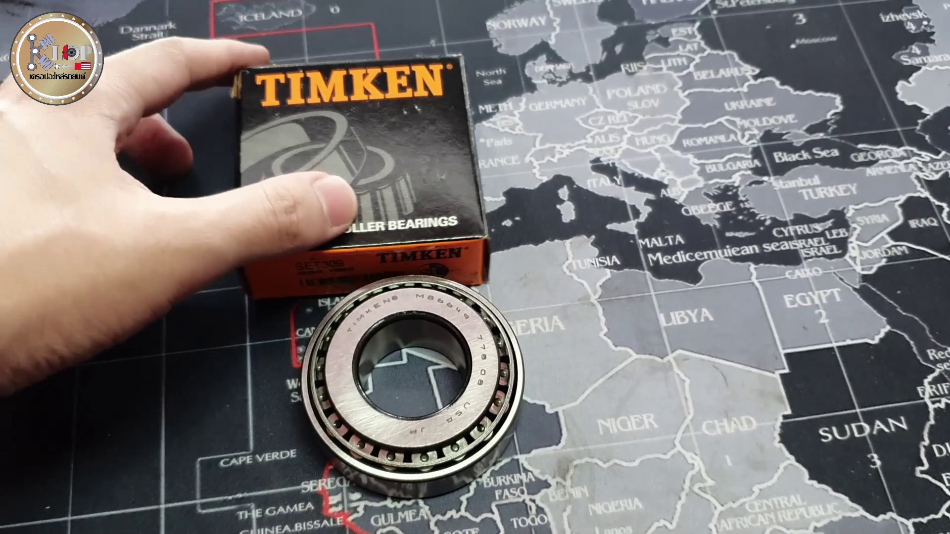M86649/10 ลูกปืนเดือยหมู หน้า-หลัง(TIMKEN) Mitsubishi L200, BMW, Benz หรือ ลูกปืนปั้มไฮดรอลิค Ford