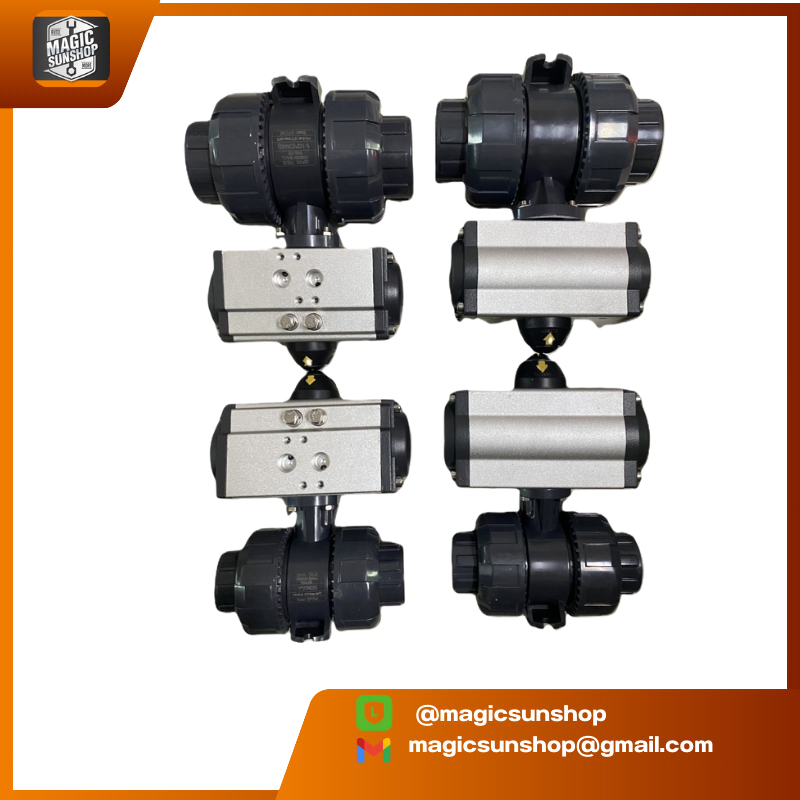 927369 UPVC Pneumatic Valve DN40(ID50mm) Double Acting