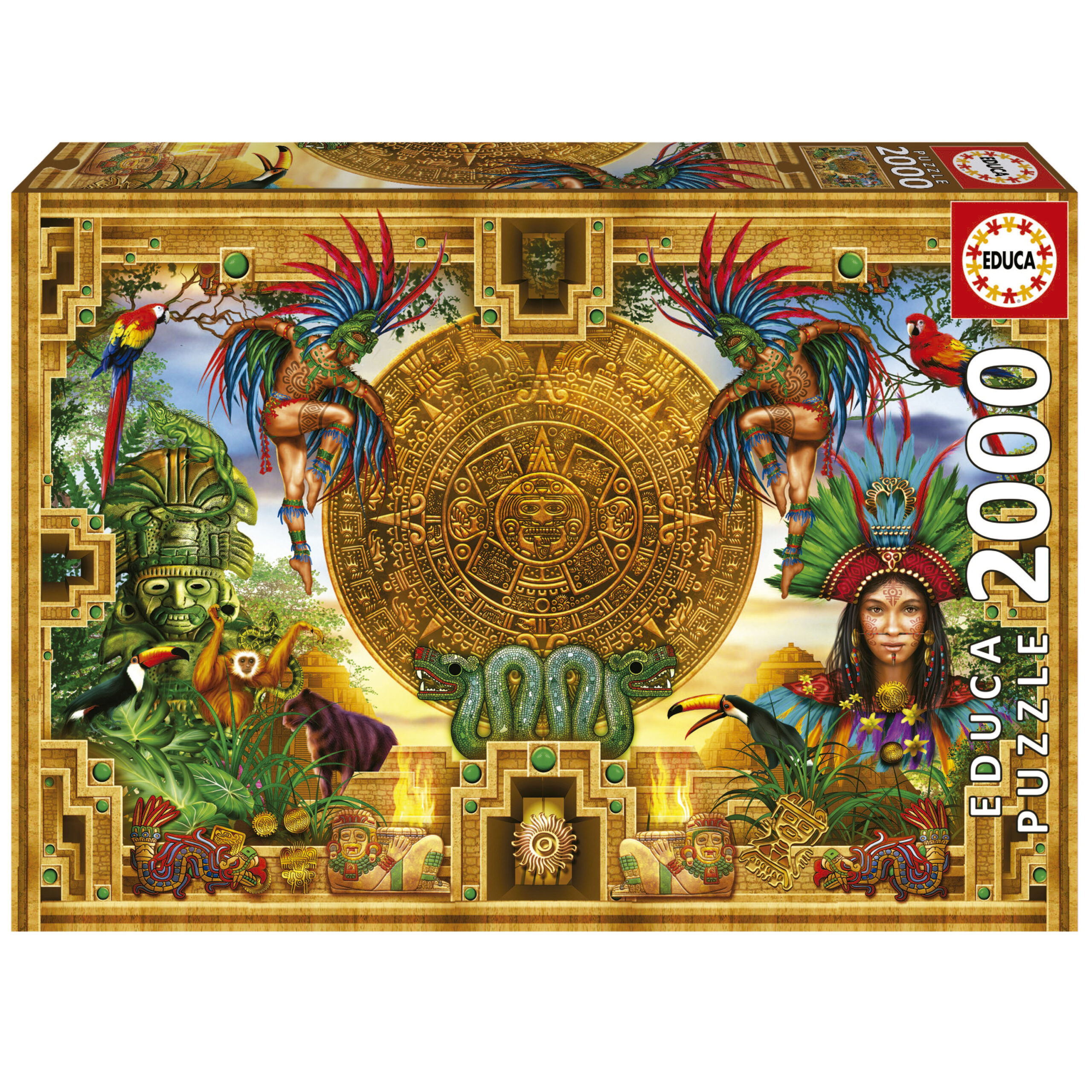 Educa - Aztec Mayan Montage by Ciro Marchetti 2000 pcs.