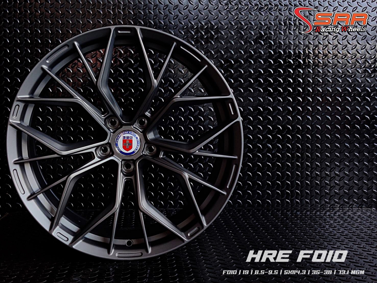 HRE F010 Flow Forming ขอบ19 5H114.3 MGM มีจำหน่ายที่ร้านSRR